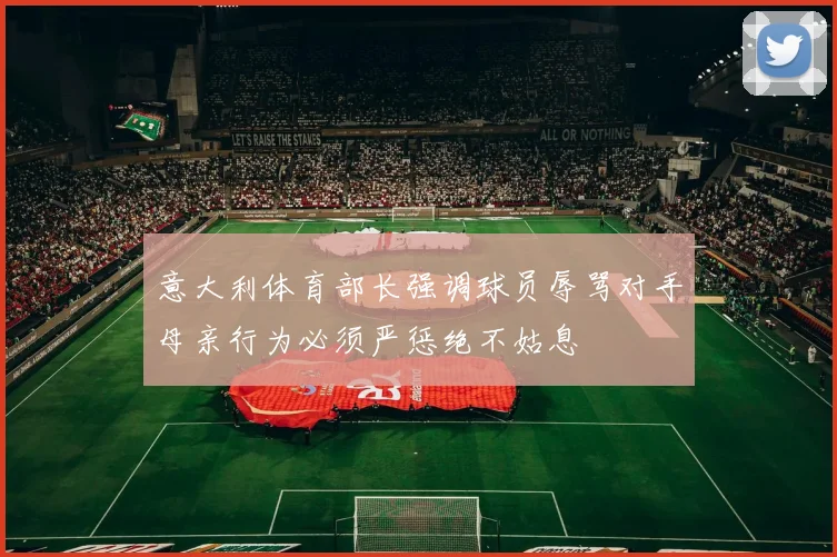 意大利体育部长强调球员辱骂对手母亲行为必须严惩绝不姑息